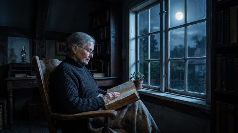 A person finding peace through reading the Bible during a sleepless night.