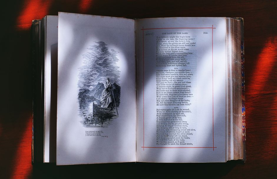 Bible open to Luke chapter 8 for verse-by-verse commentary and study