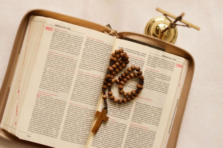 Bible open to Matthew chapter 24 for verse-by-verse commentary and study