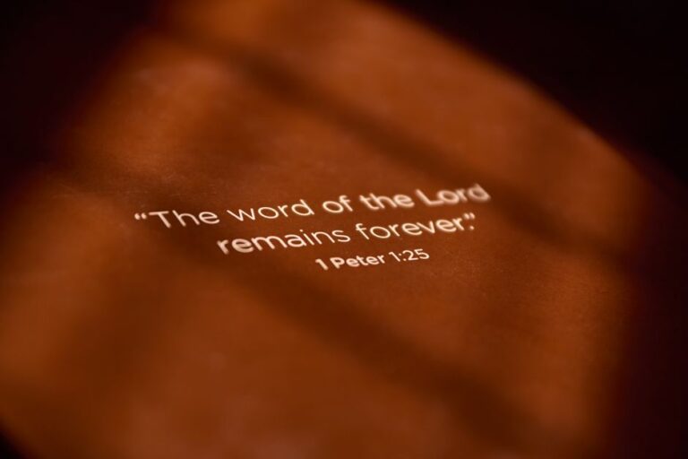 Bible open to 1 John chapter 5 for verse-by-verse commentary and study