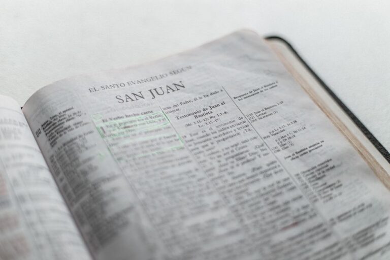 Bible open to John chapter 5 for verse-by-verse commentary and study