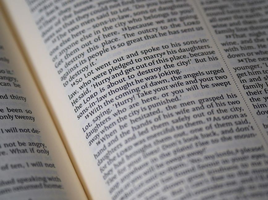 Bible open to Galatians chapter 2 for verse-by-verse commentary and study