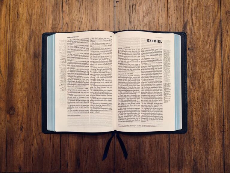 Bible open to Galatians chapter 1 for verse-by-verse commentary and study