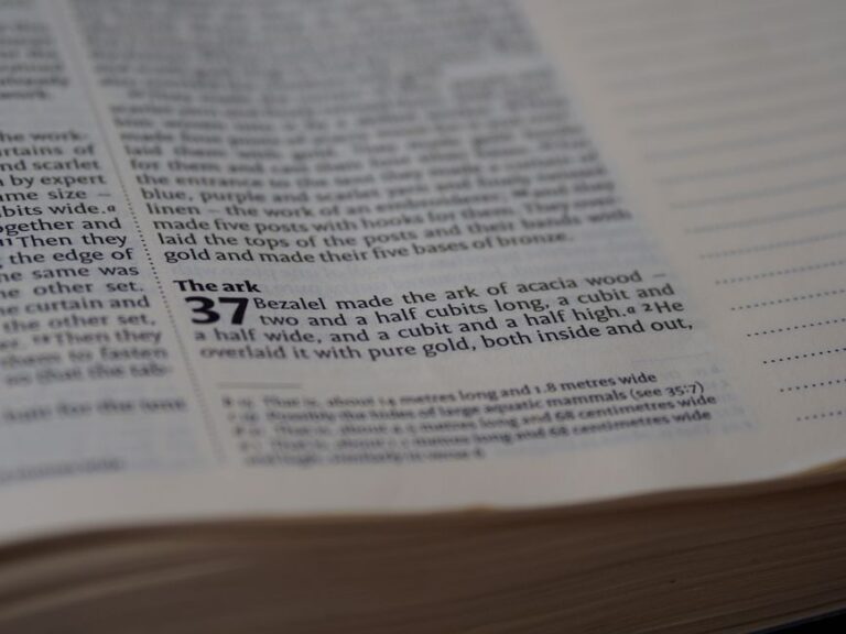 Bible open to Jonah chapter 2 for verse-by-verse commentary and study
