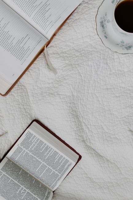Bible open to Galatians chapter 2 for verse-by-verse commentary and study